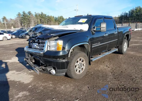 2013 GMC Sierra 2500Hd Denali из США, поврежденный, VIN 1GT125EG0DF223790